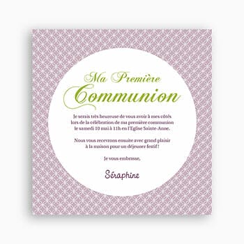 Invitation communion : quelles sont les informations qu’elle doit contenir ?