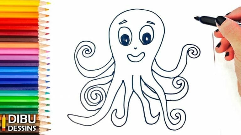 Comment dessiner un poulpe ?