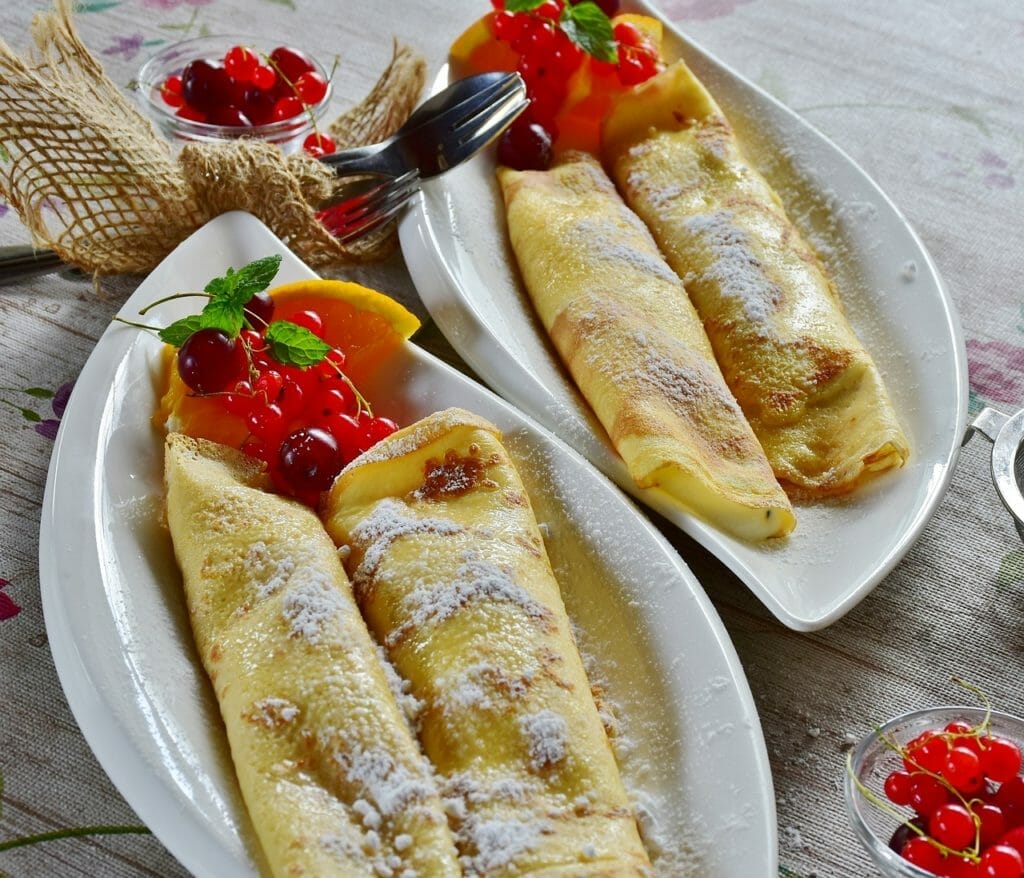 des crêpes salées