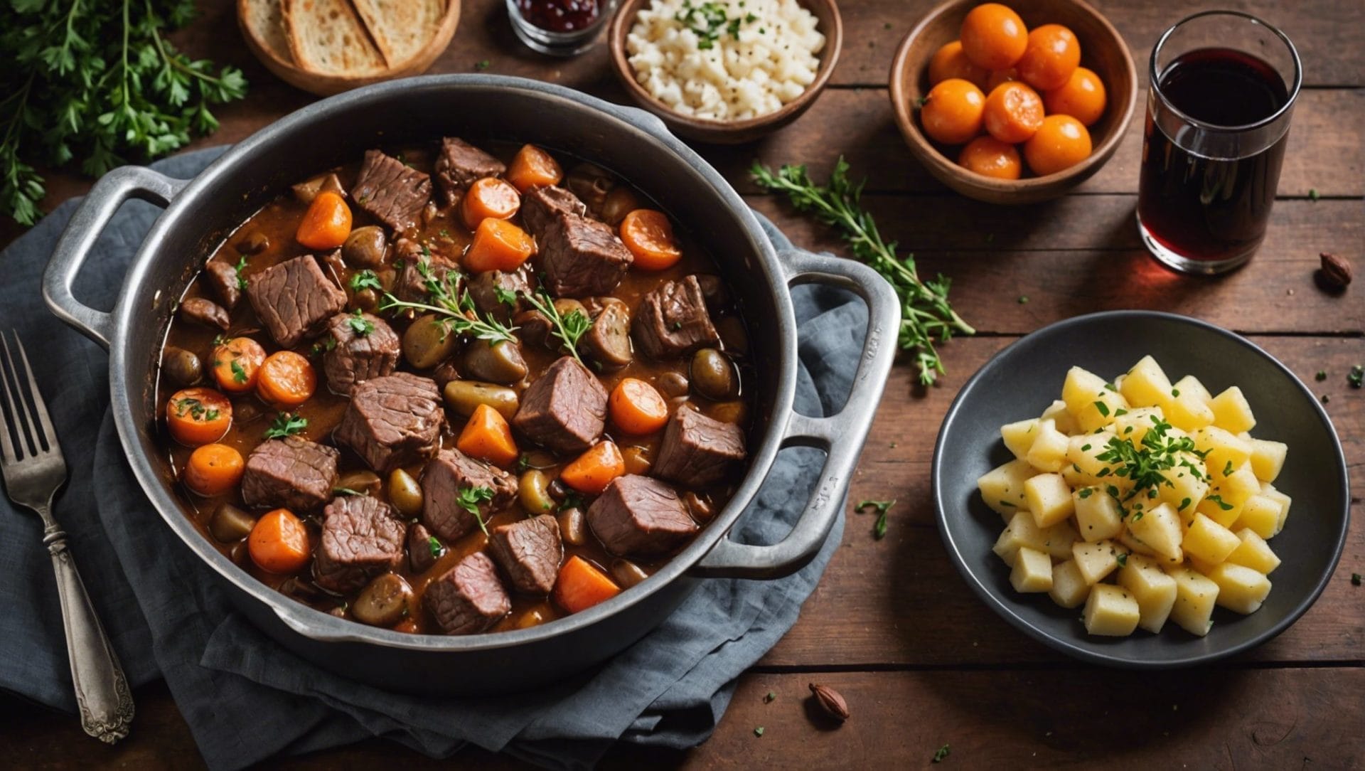 découvrez la recette traditionnelle pour préparer un délicieux boeuf bourguignon et régalez-vous avec ce plat emblématique de la cuisine française.