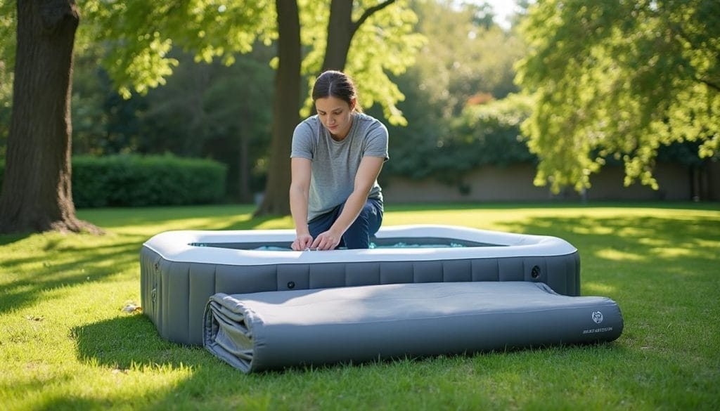 découvrez les techniques incontournables pour plier efficacement votre spa gonflable intex. optimisez l'espace de rangement tout en préservant sa qualité et sa durabilité grâce à nos conseils pratiques et astuces. ne laissez aucune place au désordre et profitez au maximum de votre équipements de détente !